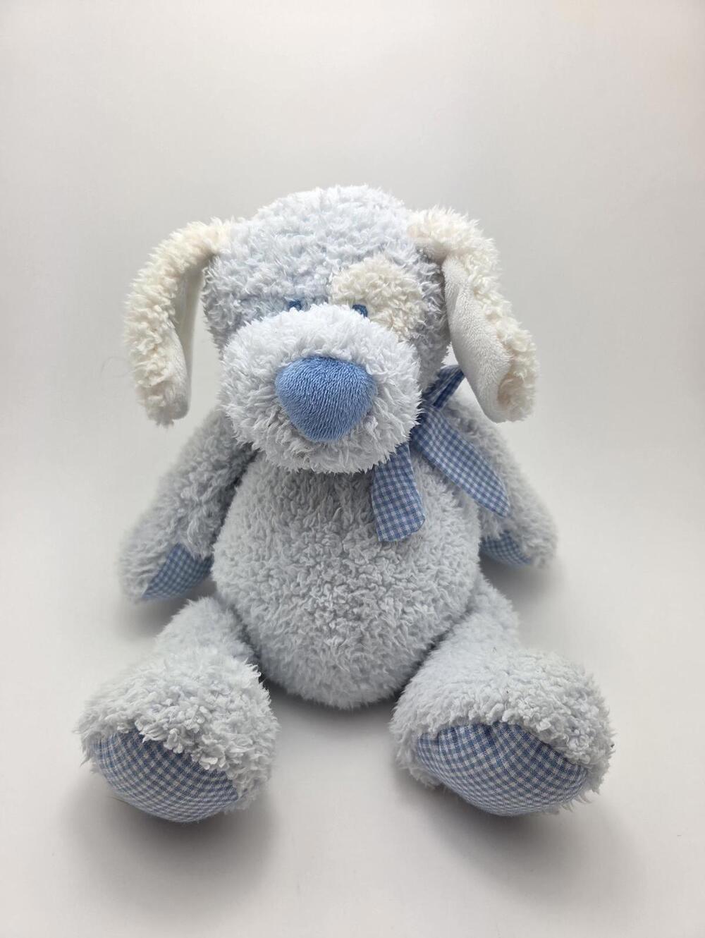 Baby Ganz Tubby Tummy Blue Puppy Dog Soft! Vintage (9 inch)